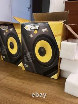 KRK Systems Rokit 6 RPG2 Active Studio Monitors Powered Speakers, Pair
