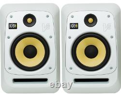 KRK V8S4 8 Powered Studio Monitors (Pair) White