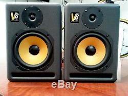 KRK V8 (Pair) Bi-Amplified Series 1 One 8 Powered Studio Monitors RARE