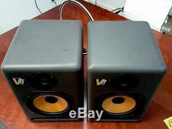 KRK V8 (Pair) Bi-Amplified Series 1 One 8 Powered Studio Monitors RARE