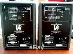 KRK V8 (Pair) Bi-Amplified Series 1 One 8 Powered Studio Monitors RARE