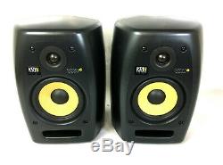 KRK VXT6 6 Two-Way 90W Powered Active Studio Monitors PAIR Tested & Working