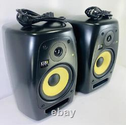 KRK VXT8 8 2-Way Active Powered Studio Monitor Speakers Black Pair