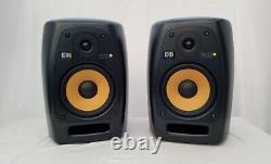 KRK VXT8 8 2-Way Active Powered Studio Monitor Speakers Black Pair