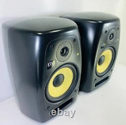 KRK VXT8 8 2-Way Active Powered Studio Monitor Speakers Black Pair
