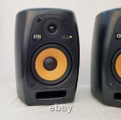 KRK VXT8 8 2-Way Active Powered Studio Monitor Speakers Black Pair