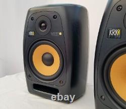 KRK VXT8 8 2-Way Active Powered Studio Monitor Speakers Black Pair