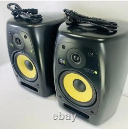 KRK VXT8 8 2-Way Active Powered Studio Monitor Speakers Black Pair