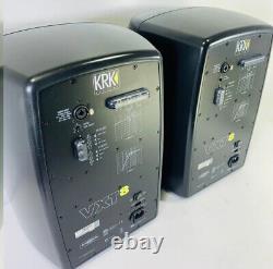 KRK VXT8 8 2-Way Active Powered Studio Monitor Speakers Black Pair