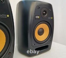 KRK VXT8 8 2-Way Active Powered Studio Monitor Speakers Black Pair