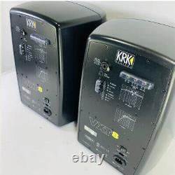 KRK VXT8 8 2-Way Active Powered Studio Monitor Speakers Black Pair