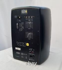 KRK VXT8 8 2-Way Active Powered Studio Monitor Speakers Black Pair