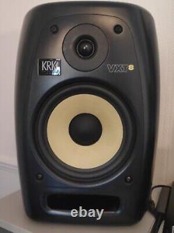 KRK VXT8 Pair 8 2-Way Active Powered Studio Monitor Speakers Black