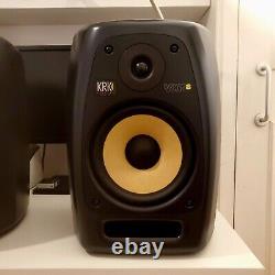 KRK VXT8 Pair 8 2-Way Active Powered Studio Monitor Speakers Black