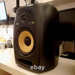 KRK VXT8 Pair 8 2-Way Active Powered Studio Monitor Speakers Black