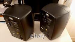 KRK VXT8 Pair 8 2-Way Active Powered Studio Monitor Speakers Black