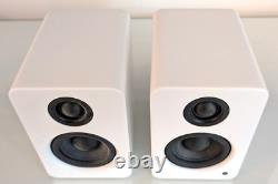 Kanto Audio YU2 Active Powered Desktop Speakers Matt White + Kanto Stands