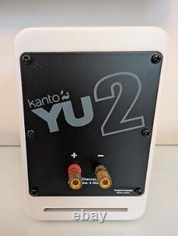 Kanto Audio YU2 Active Powered Desktop Speakers Matt White + Kanto Stands