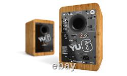 Kanto Audio YU6 Active Powered Bookshelf Speakers Bamboo