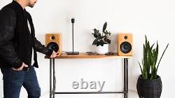 Kanto Audio YU6 Active Powered Bookshelf Speakers Bamboo