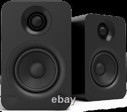 Kanto Audio Yu Powered Desktop Speakers PAIR Matte Black Active Desk