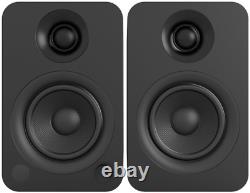 Kanto Audio Yu Powered Speakers PAIR Active 70w Desktop Bookshelf Black Desk