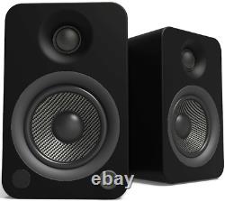 Kanto Speakers Yu4 Powered Desktop Active Power Phono Bluetooth AptX BLACK
