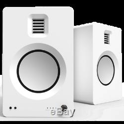 Kanto TUK Premium Active Powered Bluetooth AptX HD Speakers Matte White Pair