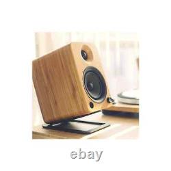 Kanto YU4 Powered Bookshelf Speakers Bamboo