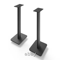 Kanto YU6MW 200W Powered Speakers Pair + 26 Speaker Stands, Black