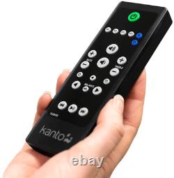 Kanto YU6 Active Speakers Powered Bookshelf- PAIR Walnut Bluetooth Phone Amp