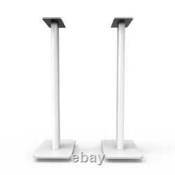 Kanto YU6 White 200W Powered Speakers Pair + 32 Floor Stands White