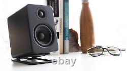 Kanto Yu2 Active Powered Bookshelf Speakers Built in DAC Black OPEN BOX