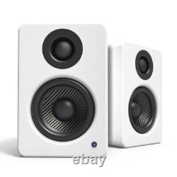 Kanto Yu2 Active Powered Bookshelf Speakers Built in DAC Hi-Fi White