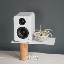 Kanto Yu2 Active Powered Bookshelf Speakers Built in DAC Hi-Fi White