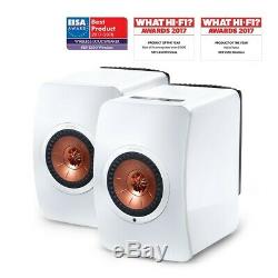 Kef LS50 Wireless Speakers RRP £2000 Active Powered Bluetooth Pair White