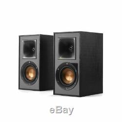 Klipsch R-41PM Powered Active Bluetooth Bookshelf Speaker Pair with Phono Input