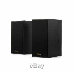 Klipsch R-41PM Powered Active Bluetooth Bookshelf Speaker Pair with Phono Input