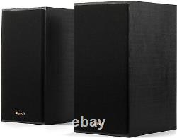 Klipsch R-41PM Powered Flexible Active Bookshelf Speakers Pair Black
