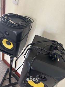 Krk Rokit Classic 7 Powered Monitors (pair) & Adam Hall Stands