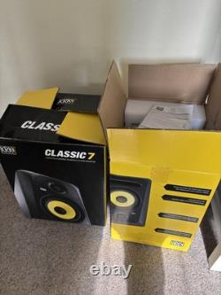 Krk Rokit Classic 7 Powered Monitors (pair) & Adam Hall Stands