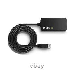 Lindy 10m USB 3.0 Active Extension Hub Pro 4 Port USB 3.2 Gen 1 (3.1 Gen 1) T
