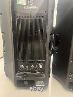 MACKIE SRM 450 V2 POWERED PA SPEAKERS PAIR- Lightweight And Portable