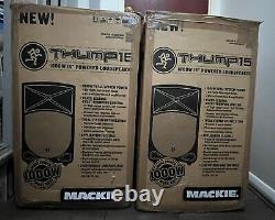 MACKIE THUMP 15 POWERED SPEAKERS (ACTIVE) Pair with and dust cover