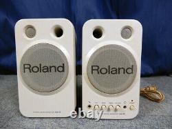 MA-8 Stereo Micro Monitor Speakers Active Powered Studio Pair 100V ROLAND