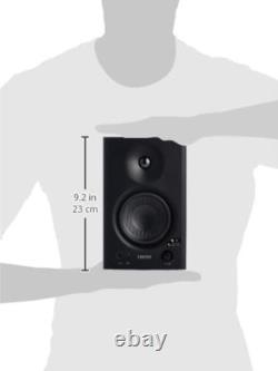 MR4 Powered Studio Monitor Speakers, 4 Active Near-Field Monitor Speaker Blac