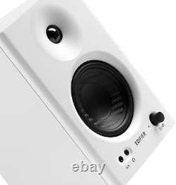 MR4 Powered Studio Monitor Speakers, 4 Active Near-Field Monitor Speaker Whit