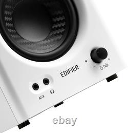 MR4 Powered Studio Monitor Speakers, 4 Active Near-Field Monitor Speaker Whit