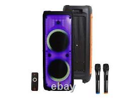 MR DJ FLAME5500LED DUAL 12 TWS Colorful Flame Lighting Rechargeable Bluetooth S