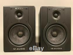 M-AUDIO BX5a Powered Deluxe Studio Monitor Speakers Set Pair XLR TRS Studiophile